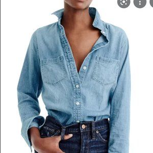 J. Crew | Everyday Chambray Shirt Sz. 6